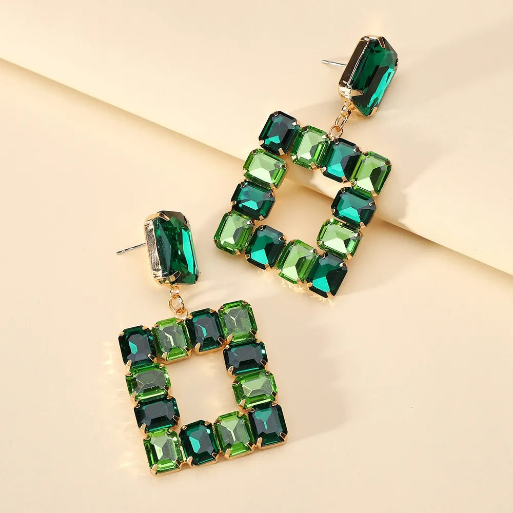 Blocked Right Earrings