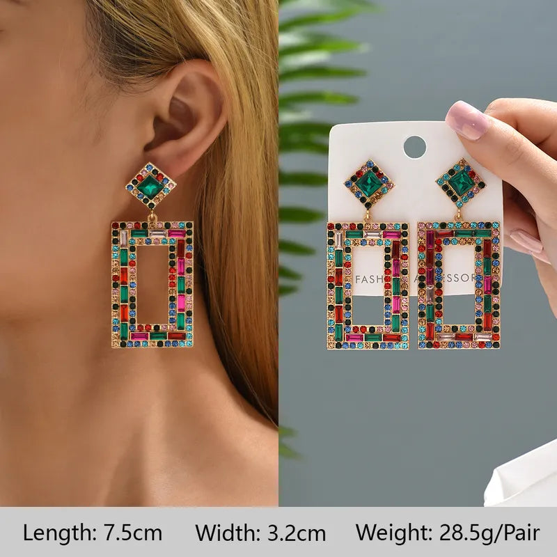 Blocked Right Earrings