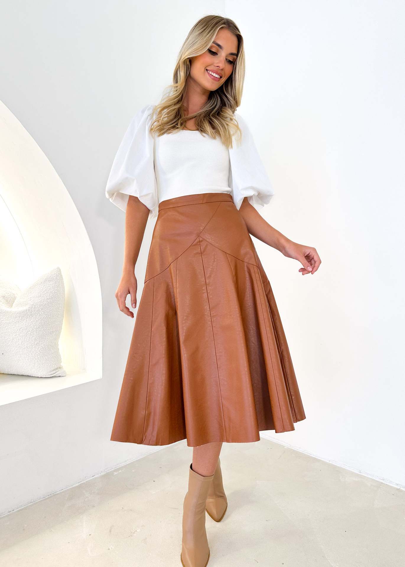 Caramel Smooth Skirt