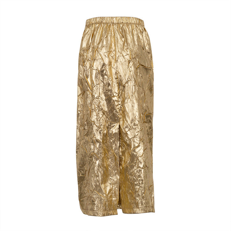 Dare to do it in Metal Skirt