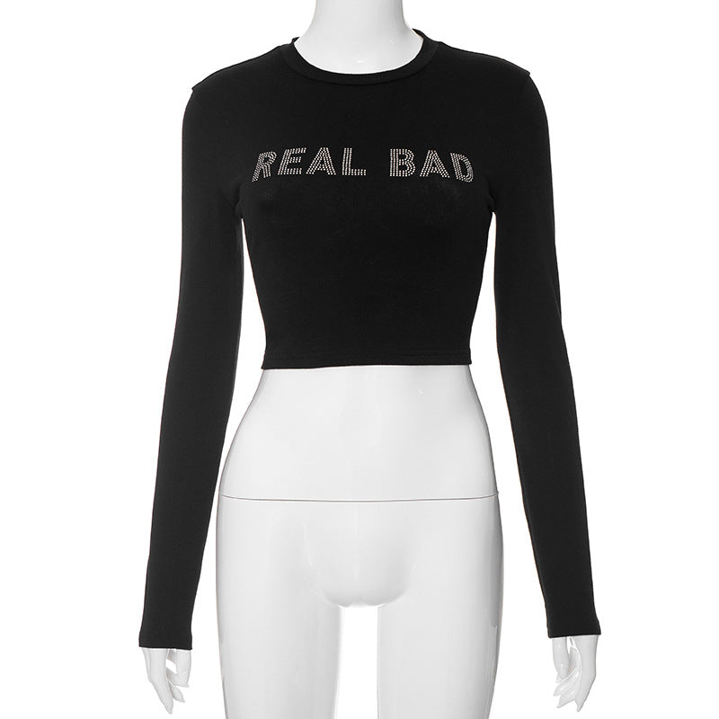 Let em' know Real Bad Crop Shirt