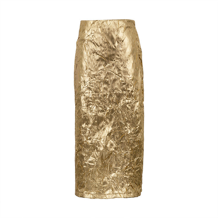 Dare to do it in Metal Skirt