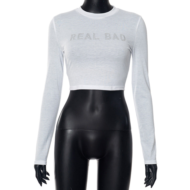 Let em' know Real Bad Crop Shirt