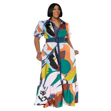 Swing into It Maxi Plus Size Dress