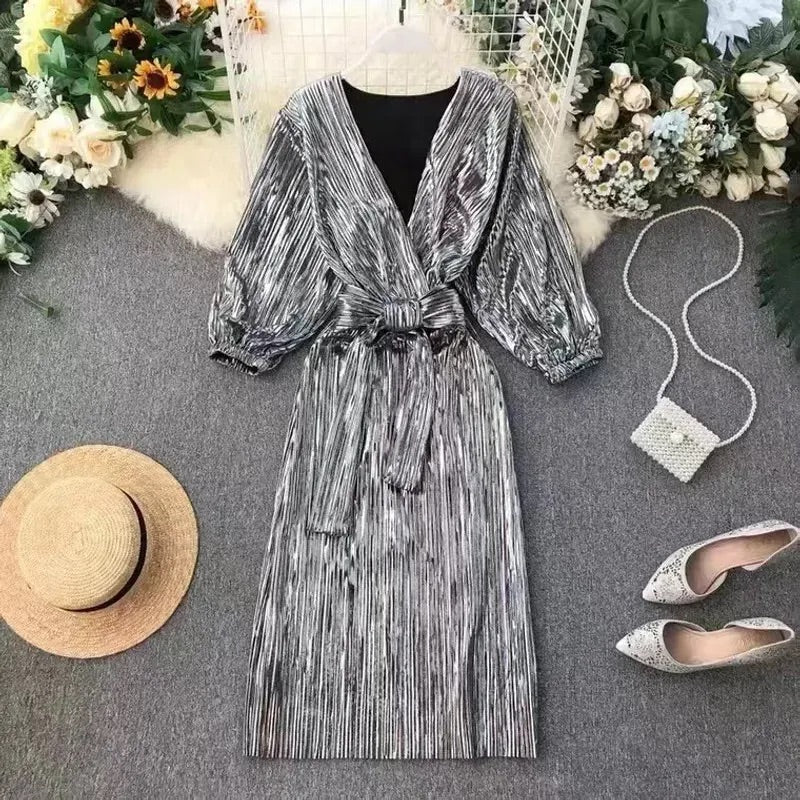 Shimmer in Silver Dress (One Size)